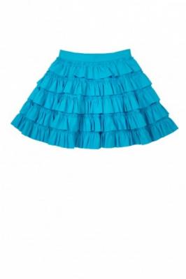 Blue Ruffle Skirt