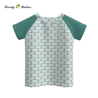 Children boys T shirt sleeves LBK190317